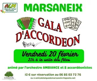 Gala daccordéon de Marsaneix
