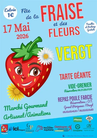 affiche fete fraise 2024
