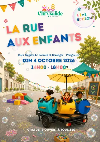 La rue aux enfants à Périgueux
