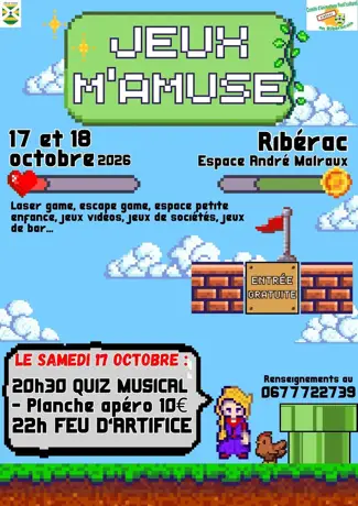 Salon du jeux à Ribérac